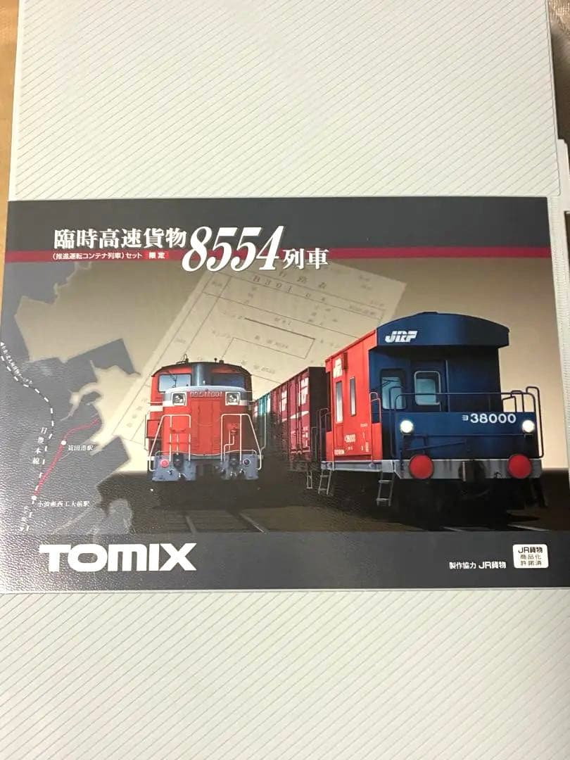 臨時高速貨物8554列車 （推進運転コンテナ列車）セット tomix