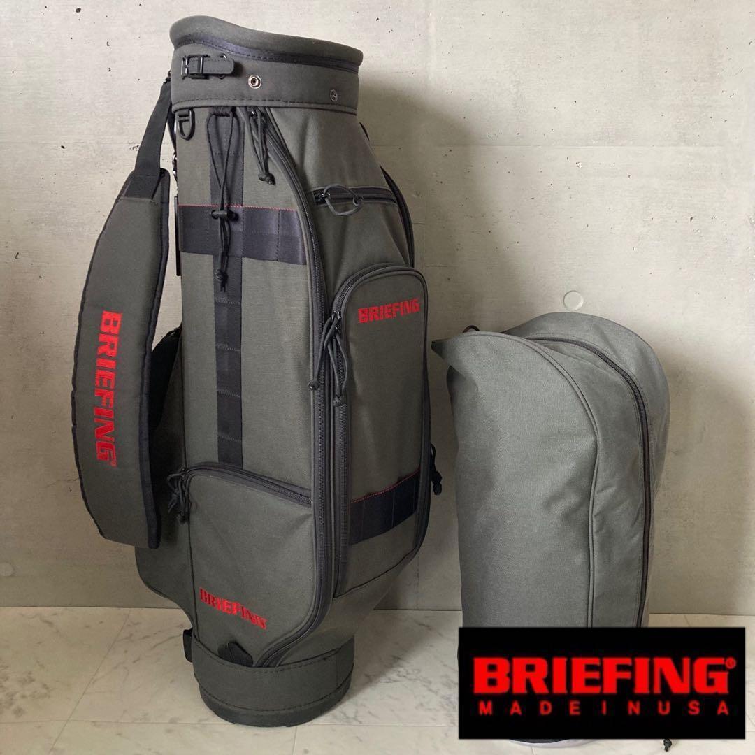 ⛳️極美品 ブリーフィング ゴルフ CR-8 キャディバッグ グレー