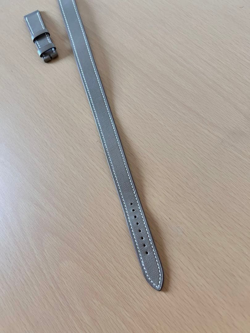 エルメス　替えベルト 《Hウォッチ》 PM 25 mm ドゥブルトゥール