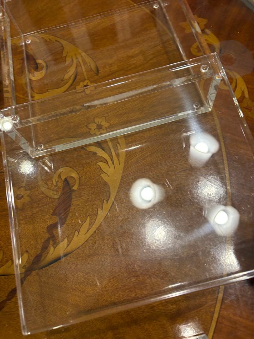 三段重・透明度の高いアクリル・Lサイズ