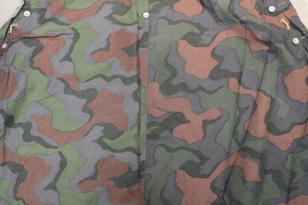 ノルウェー軍幕 テントシート 1枚 A カモフラージュ ポンチョ