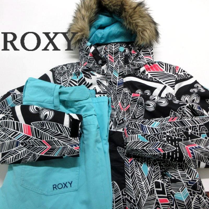 MY2088■ROXY■ロキシー スノボウェア 上下セット M S　スキーウェア