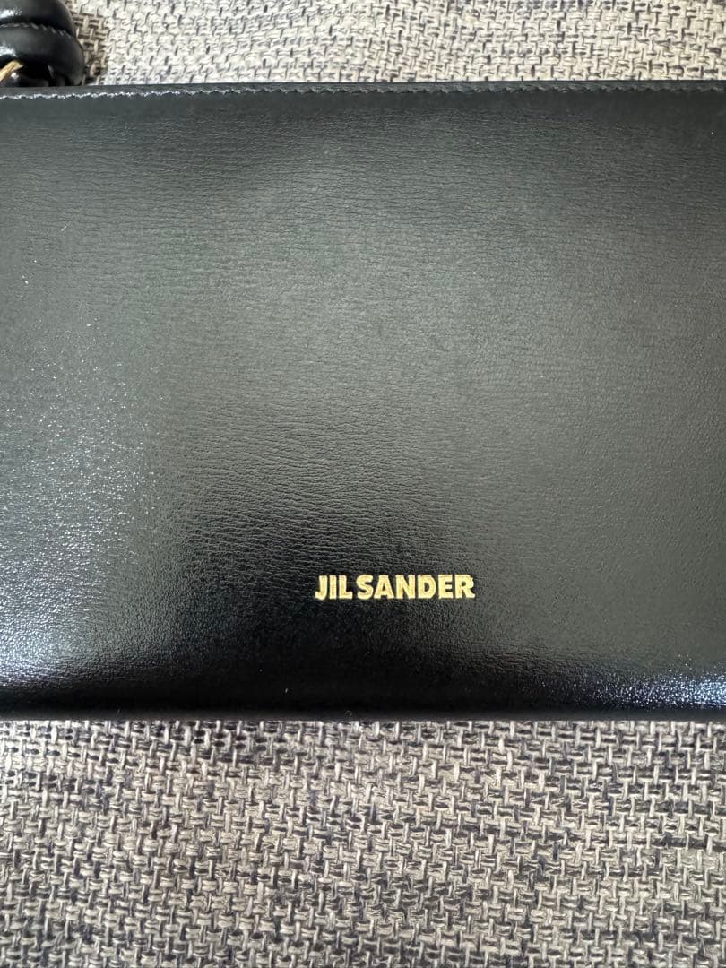 大幅値下　ジルサンダー JIL SANDER 折り財布　レザー 黒
