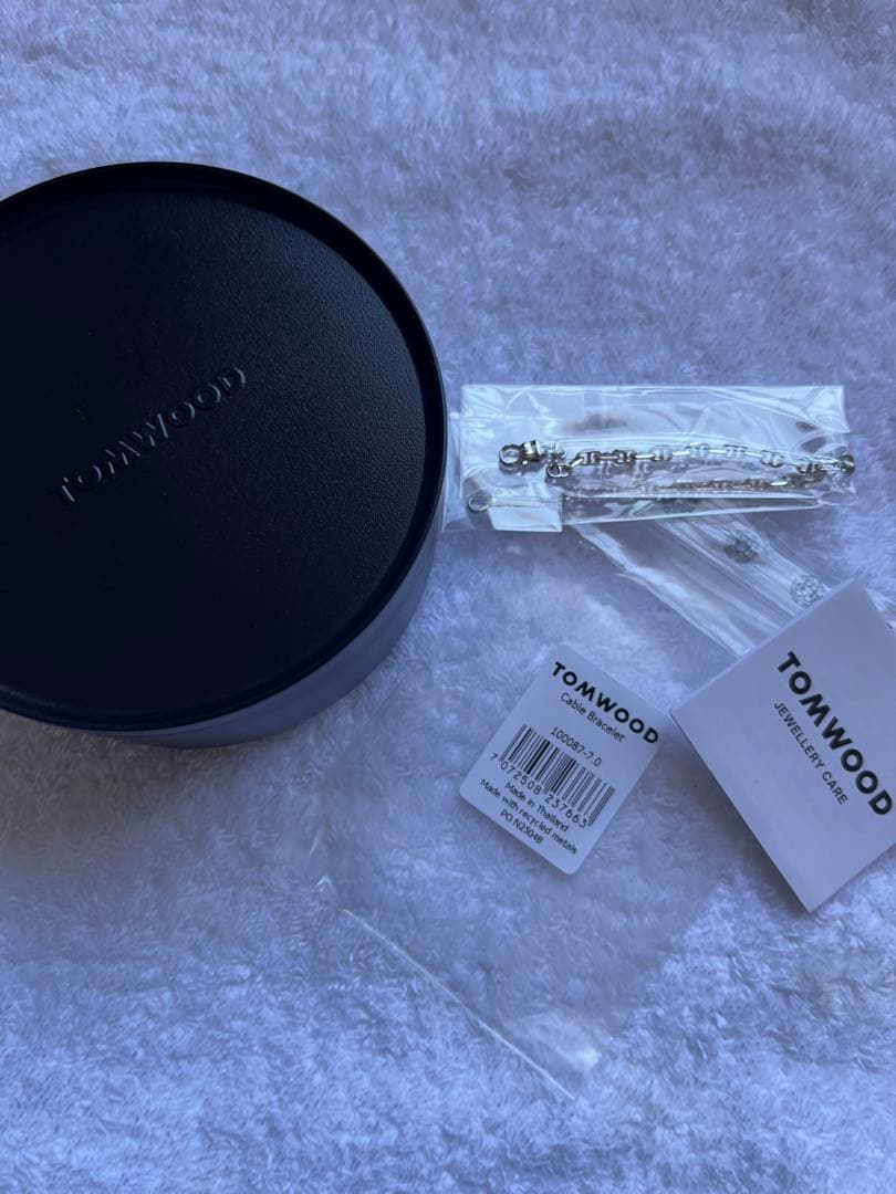 TOMWOOD トムウッド ケーブル ブレスレット シルバー 7.0