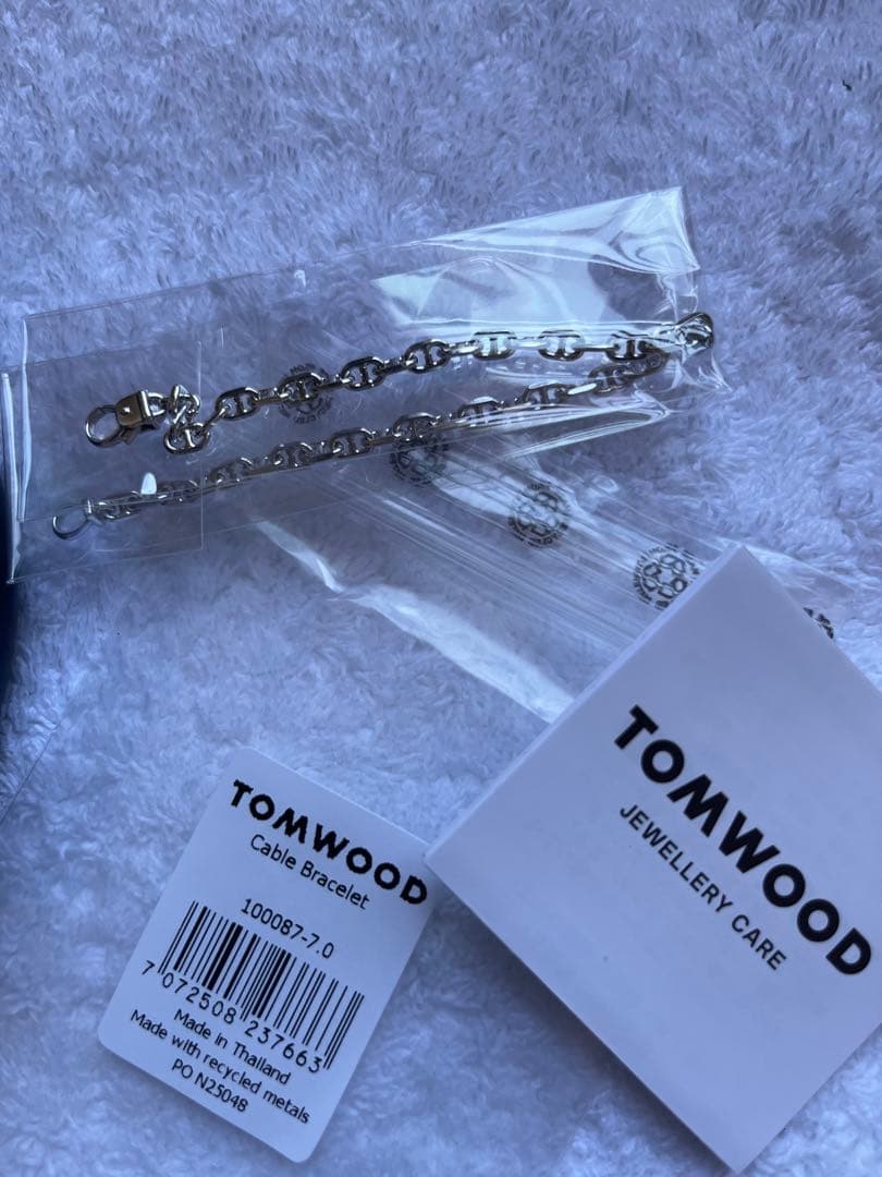 TOMWOOD トムウッド ケーブル ブレスレット シルバー 7.0