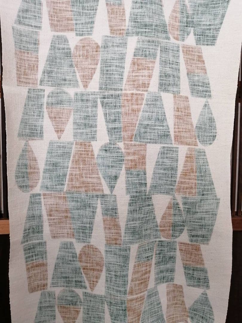 【フォロワー500名様突破記念限定値下げ】柚木沙弥郎　シルクスクリーン　手捺染布