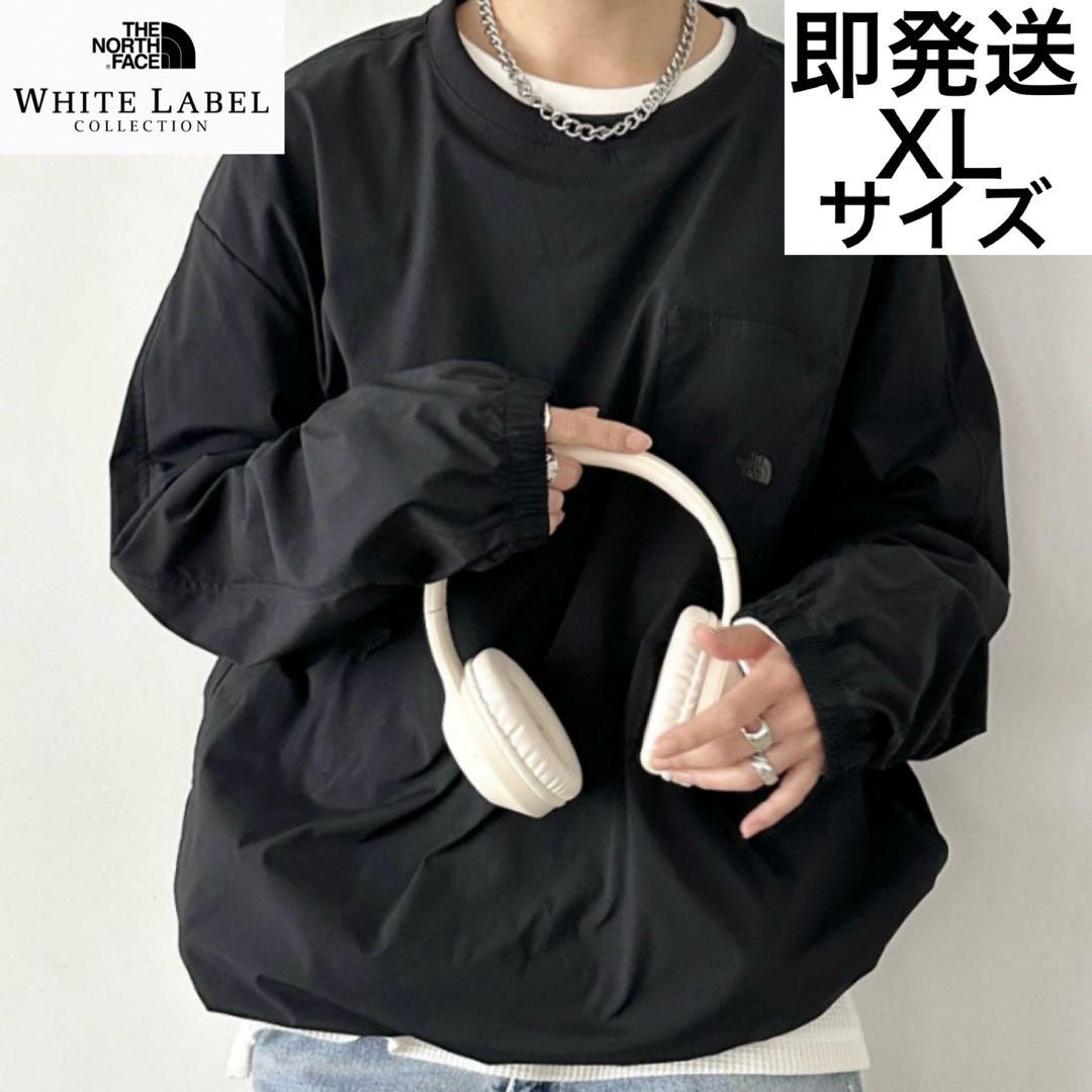 新品 THE NORTH FACE 切替ワンポイントクルーネックナイロントップス