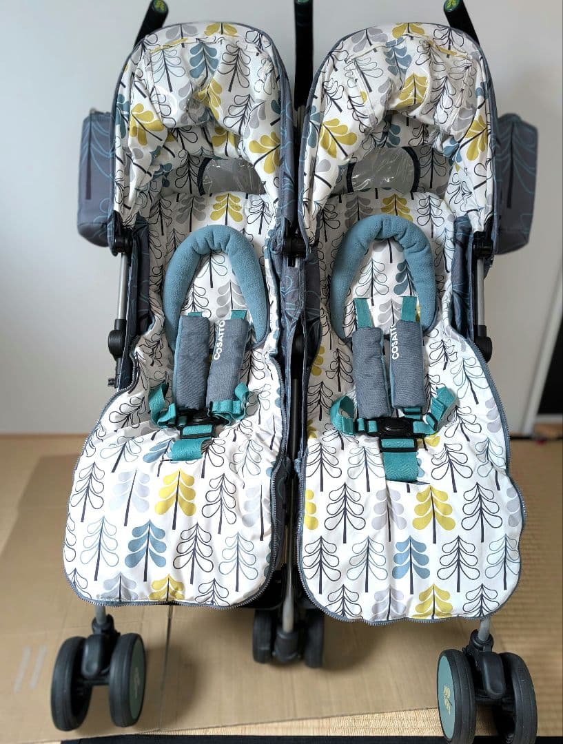 ベビーカー　COSATTO コサット　2人乗り　双子用