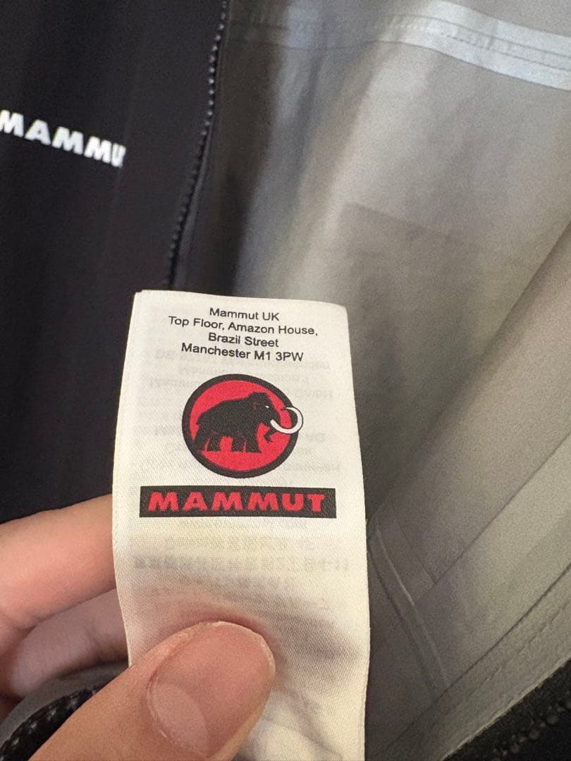 MAMMUT ブラック マウンテンパーカー GORE-TEX