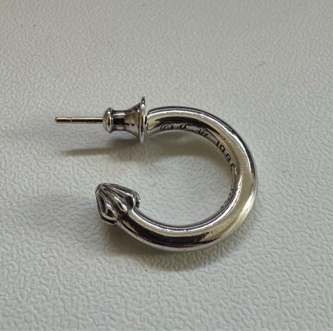 【CHROME HEARTS クロムハーツ】 プレーンフープピアス　最終値下げ