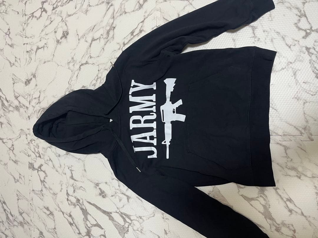 激レア　jarmy +81 パーカー　xs ブラック