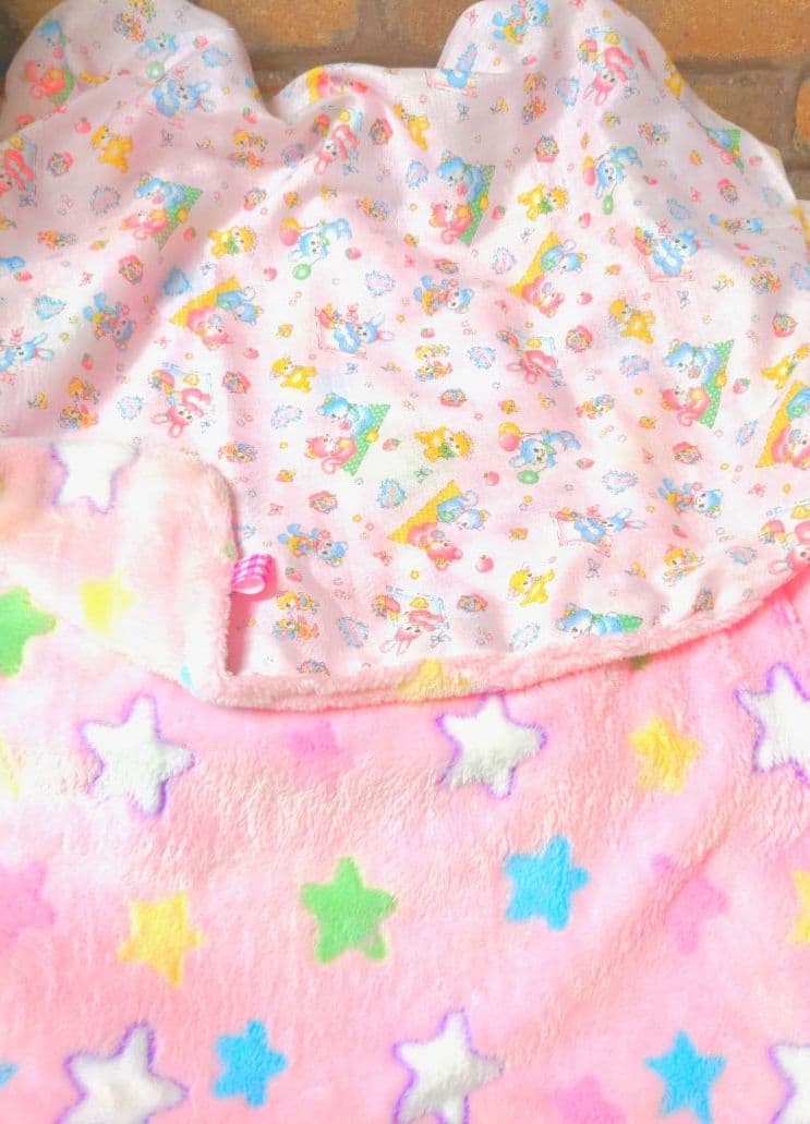 専用❤みかん❤超柔ふわ＊型押しボア×ガーゼ❤超特大ブランケット❤レトロアニマル