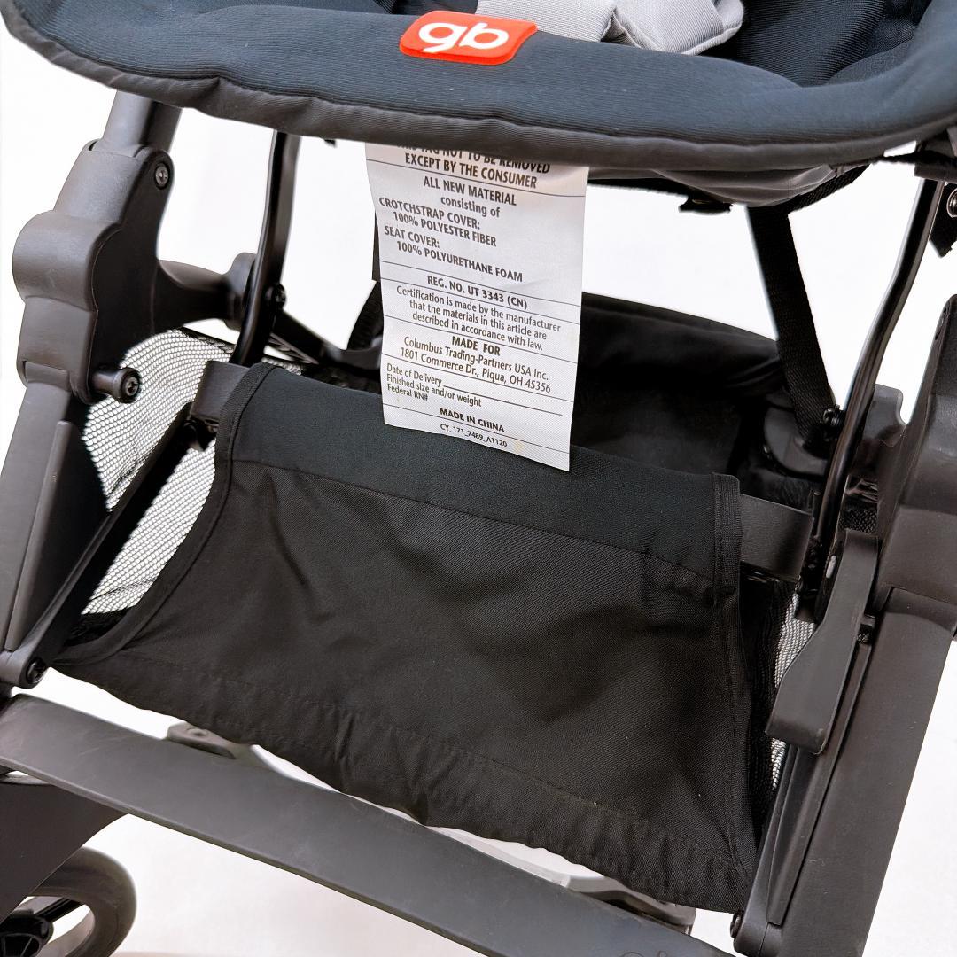 【美品】gb ポキットエア オールテレイン velvet black ベビーカー