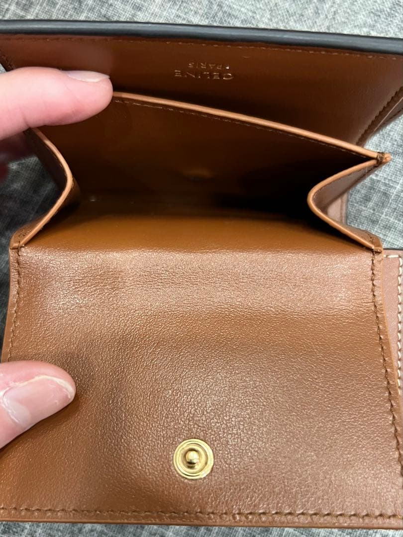 CELINE セリーヌ スモール トリフォールドウォレット 16 三つ折り財布