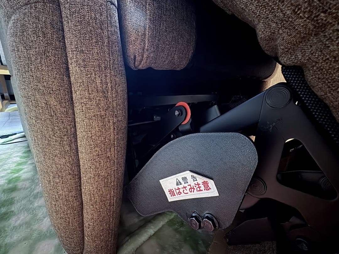 ニトリ 電動リクライニングチェア★ブラウン　布張り　送料無料