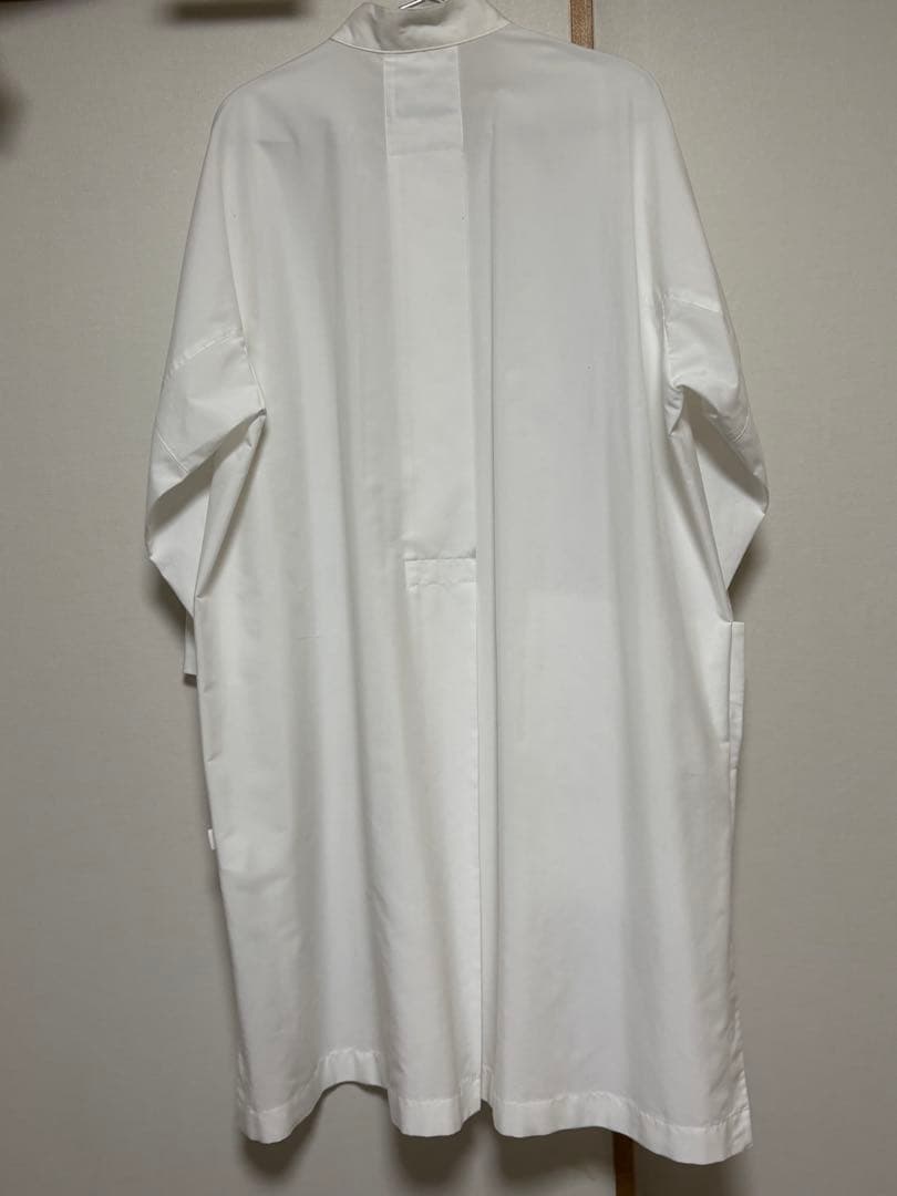 issey miyake men バンドカラー　ロングシャツ