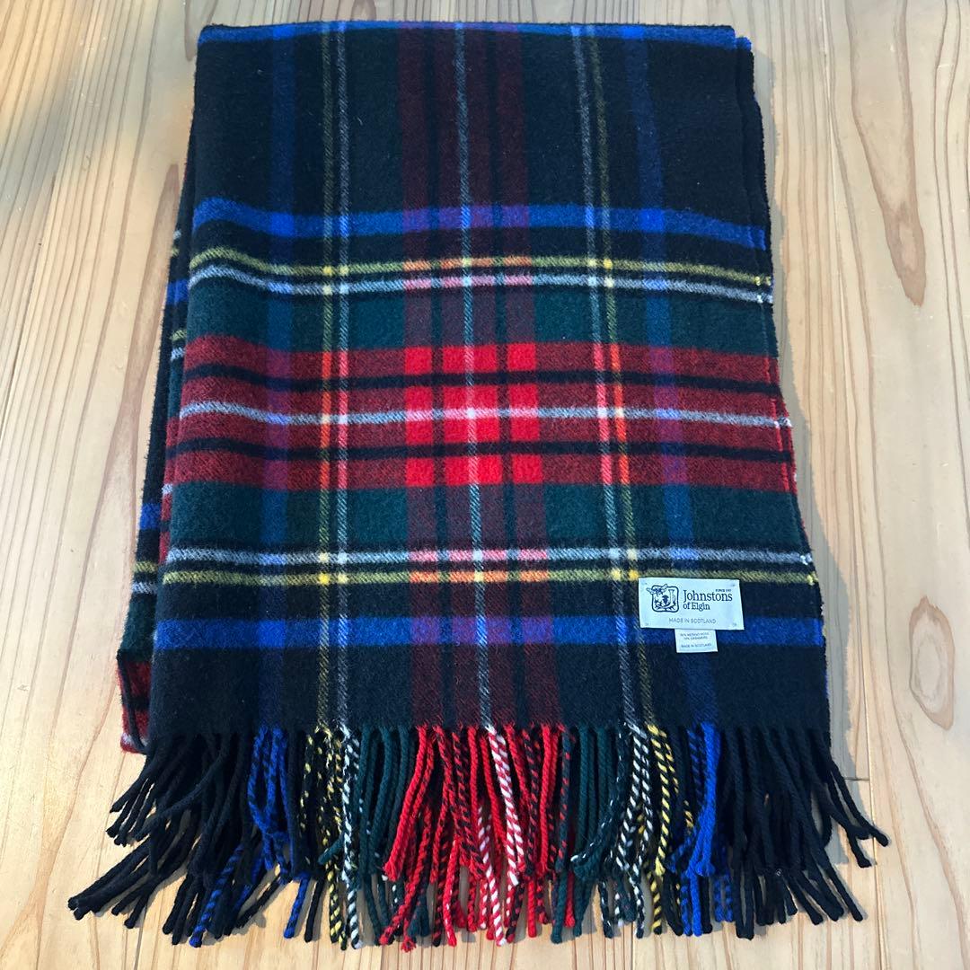 Johnstons of Elgin ジョンストンズ チェックストール 大判