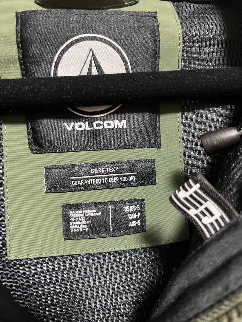 VOLCOM GORE-TEX カーキ ジャケット Sサイズ　ボルコム