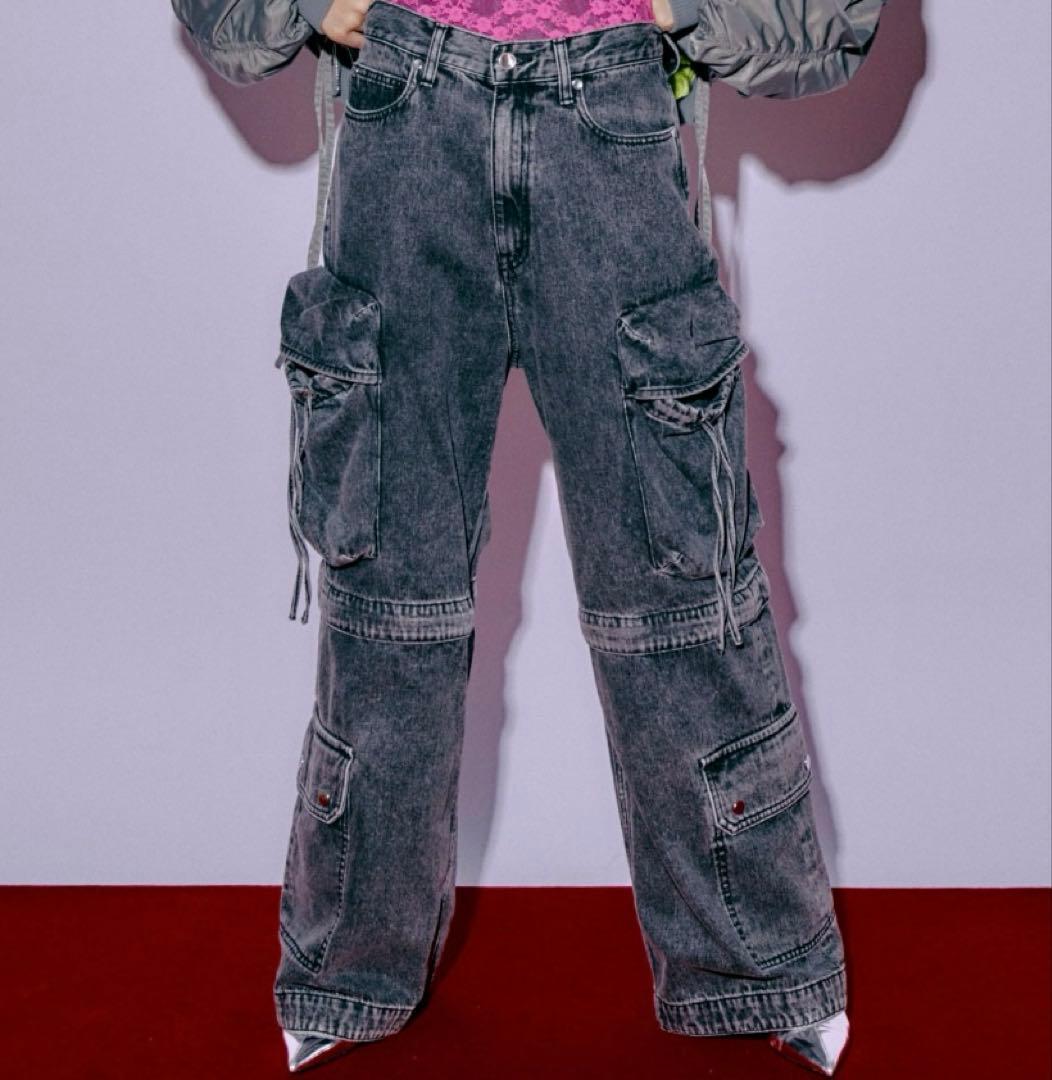 最終価格(1/31.まで)カーゴデニムパンツMAISON SPECIAL