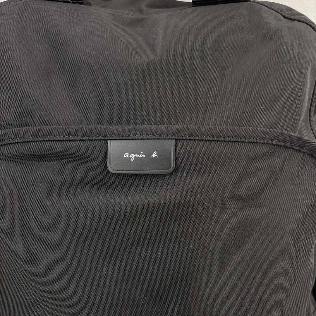 未使用級✨agnes b アニエスベー ナイロンリュック 黒 多ポケット