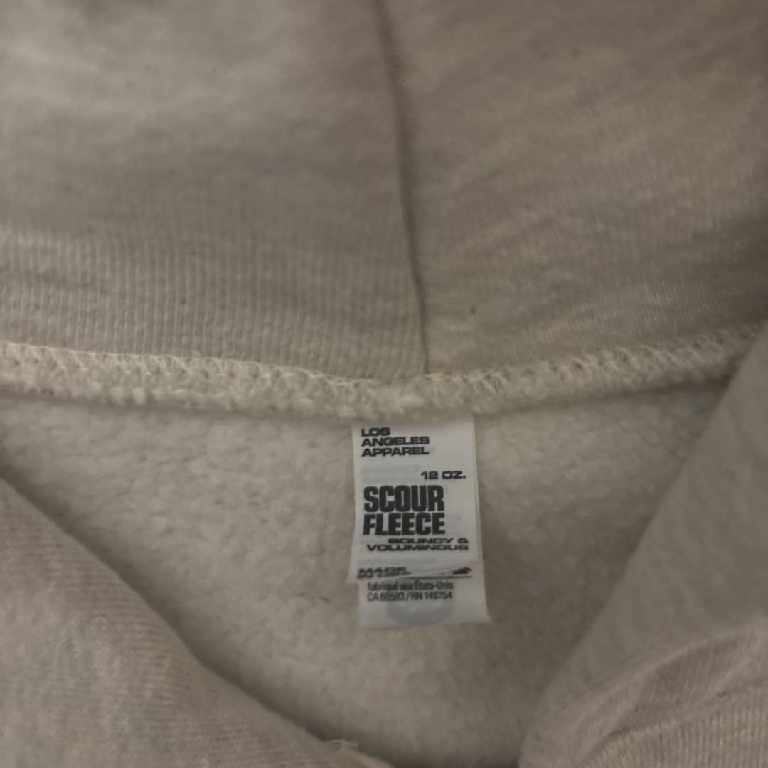 ロサンゼルスアパレル 12oz 起毛ジップパーカー 霜降り