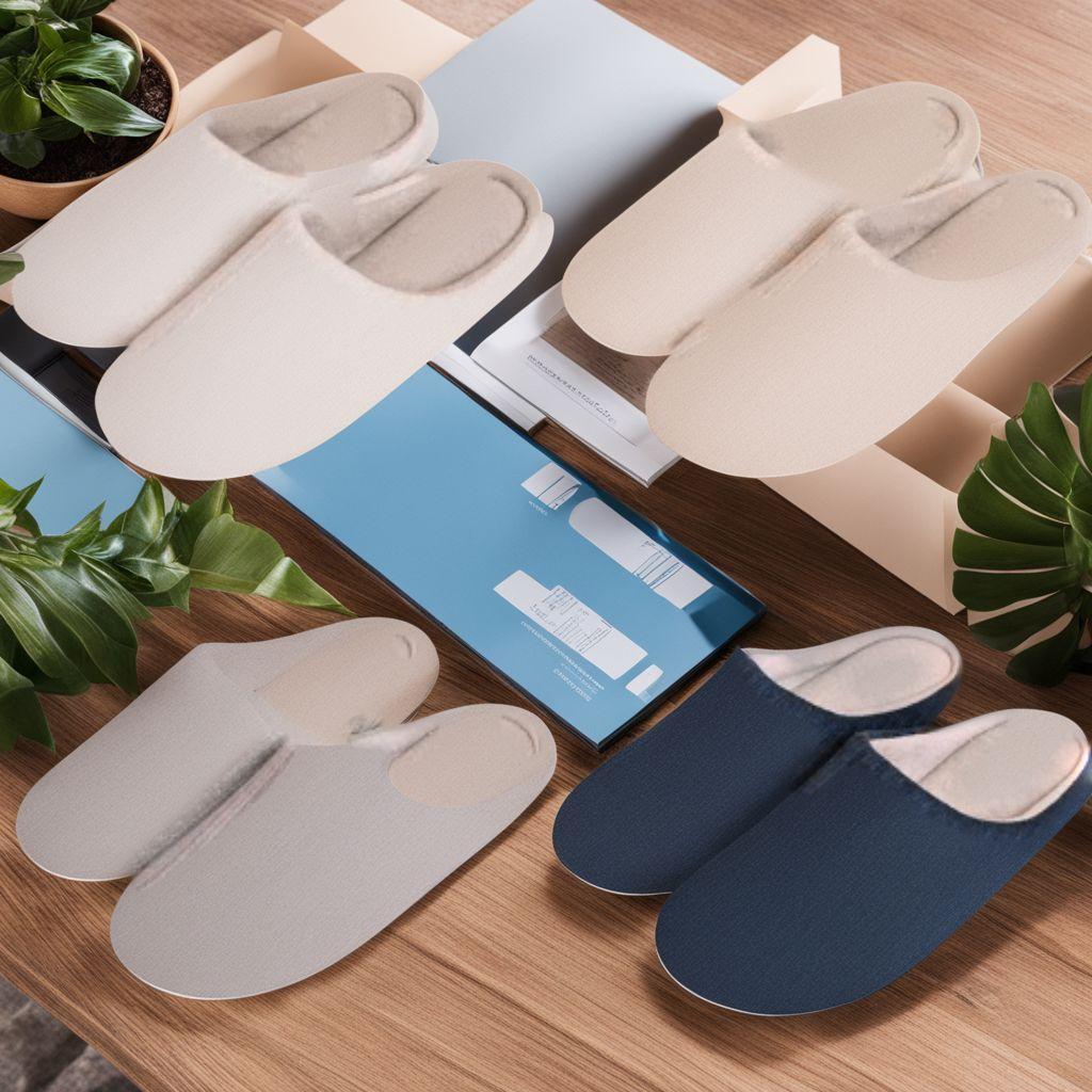 4足セット 低反発スリッパ