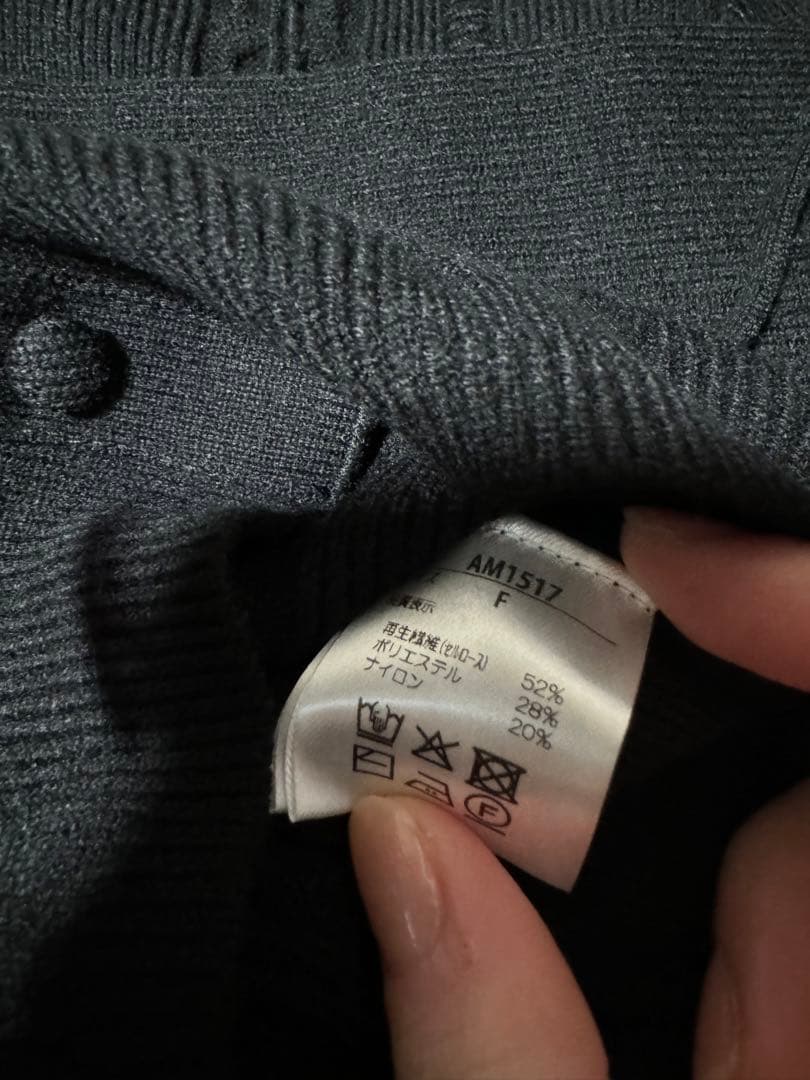 トップス andmary Sharon ribbon tops black