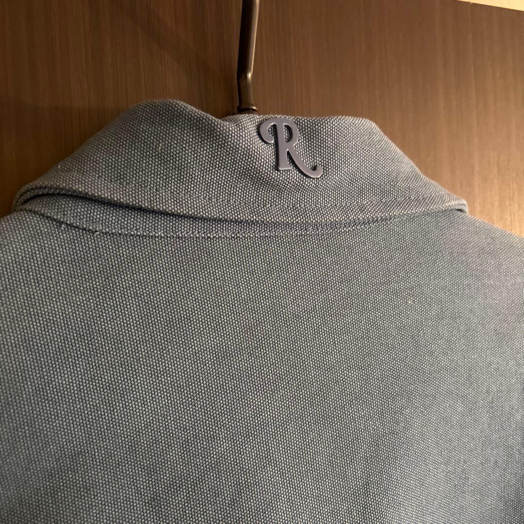 RAF SIMONS 長袖シャツ オリーブグリーン/ブルー