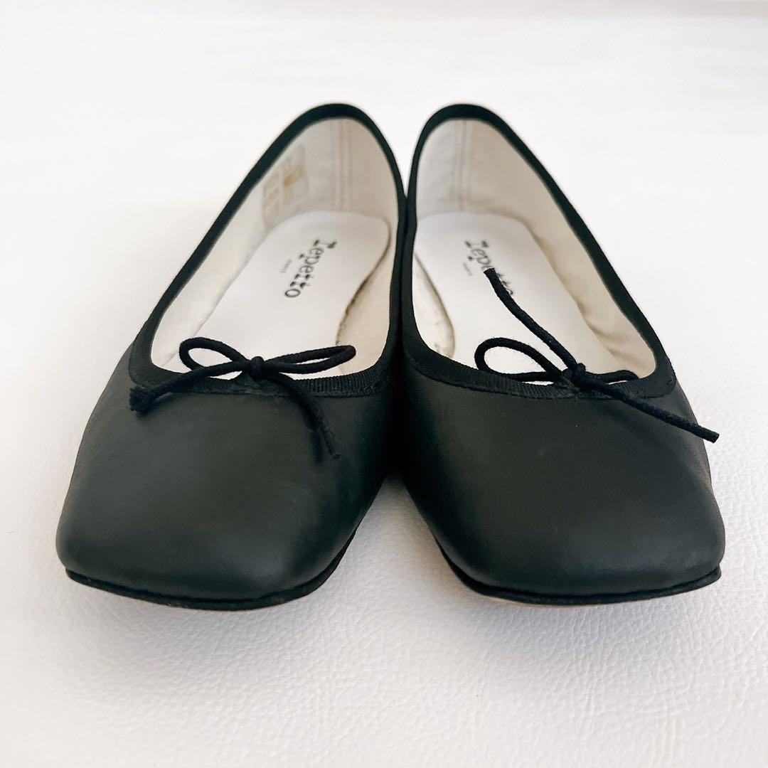repetto　箱&保存袋付き　レザー　バレエシューズ　フラットパンプス