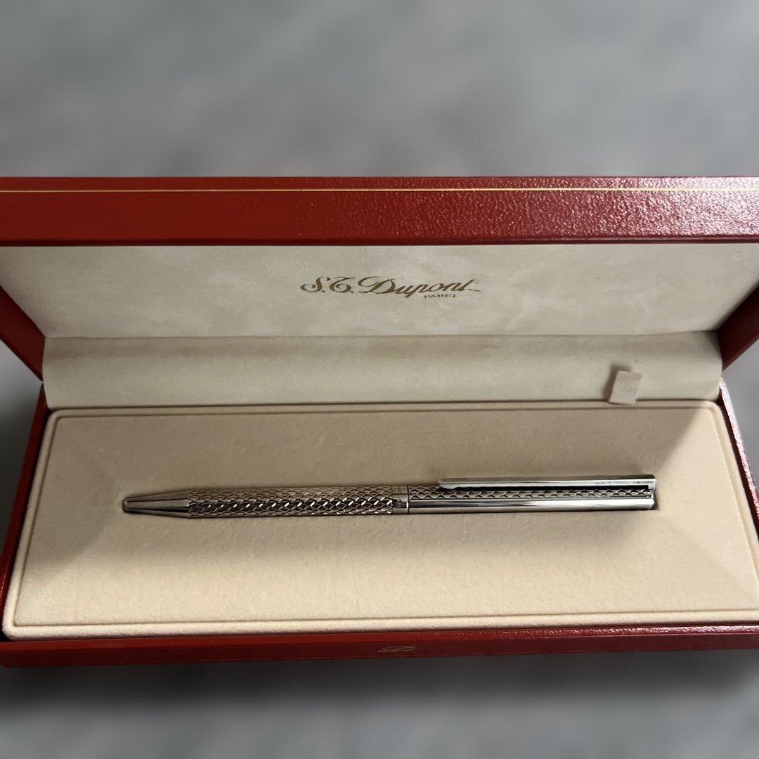 S.T. Dupont シルバーボールペン