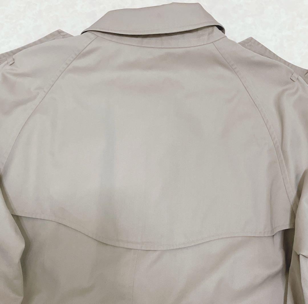 Burberrys バーバリー　ステンカラーコート　ノバチェック　ベージュ玉虫