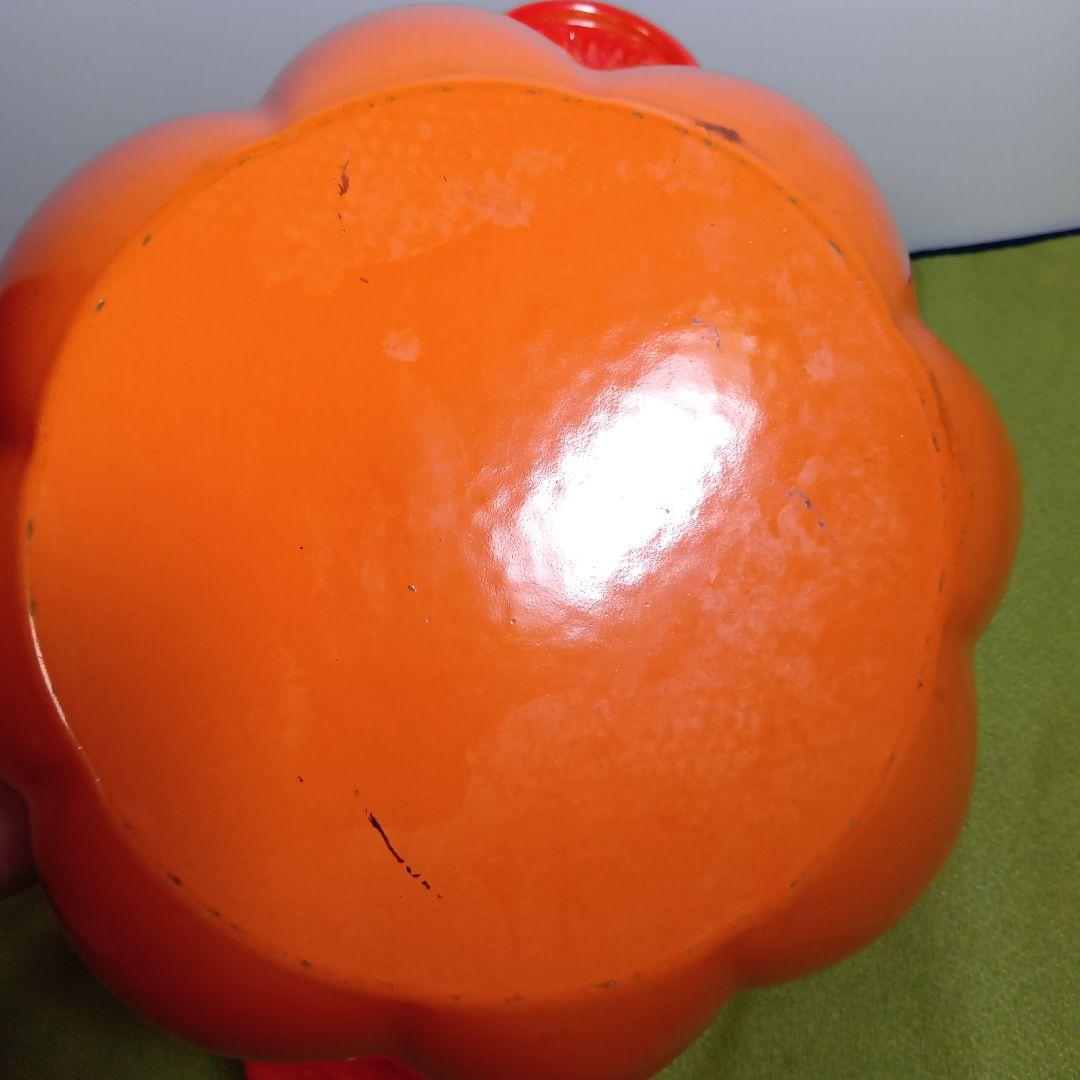Le Creuset パンプキン型 鍋 オレンジ ココット かぼちゃ