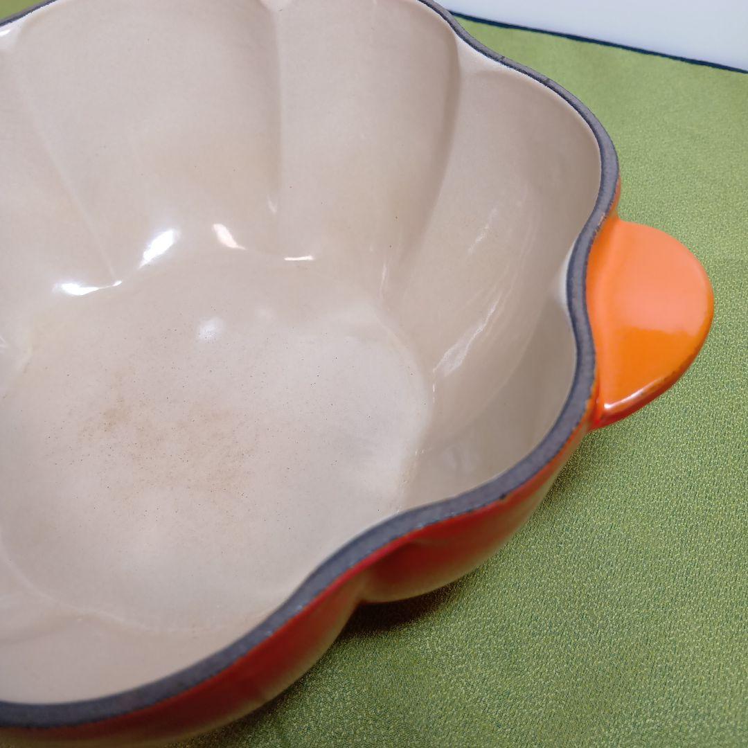 Le Creuset パンプキン型 鍋 オレンジ ココット かぼちゃ
