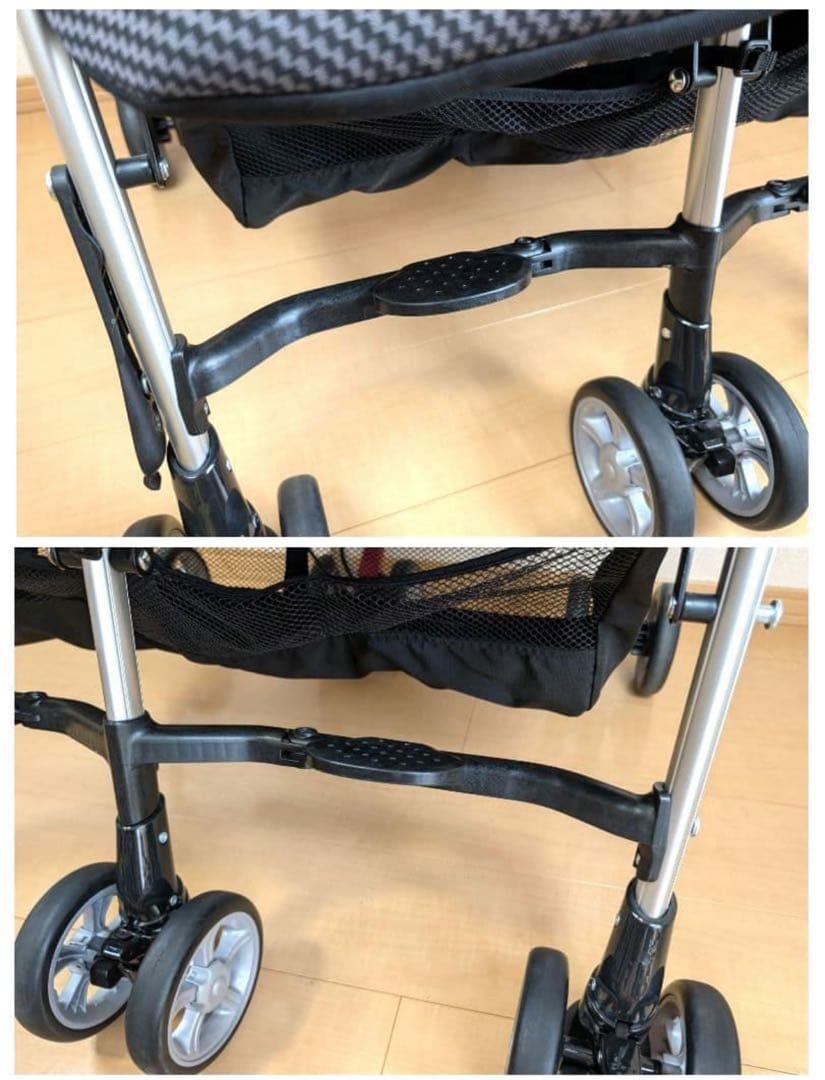 【極美品】Combi コンビ ツインスピン GC 二人乗りベビーカー