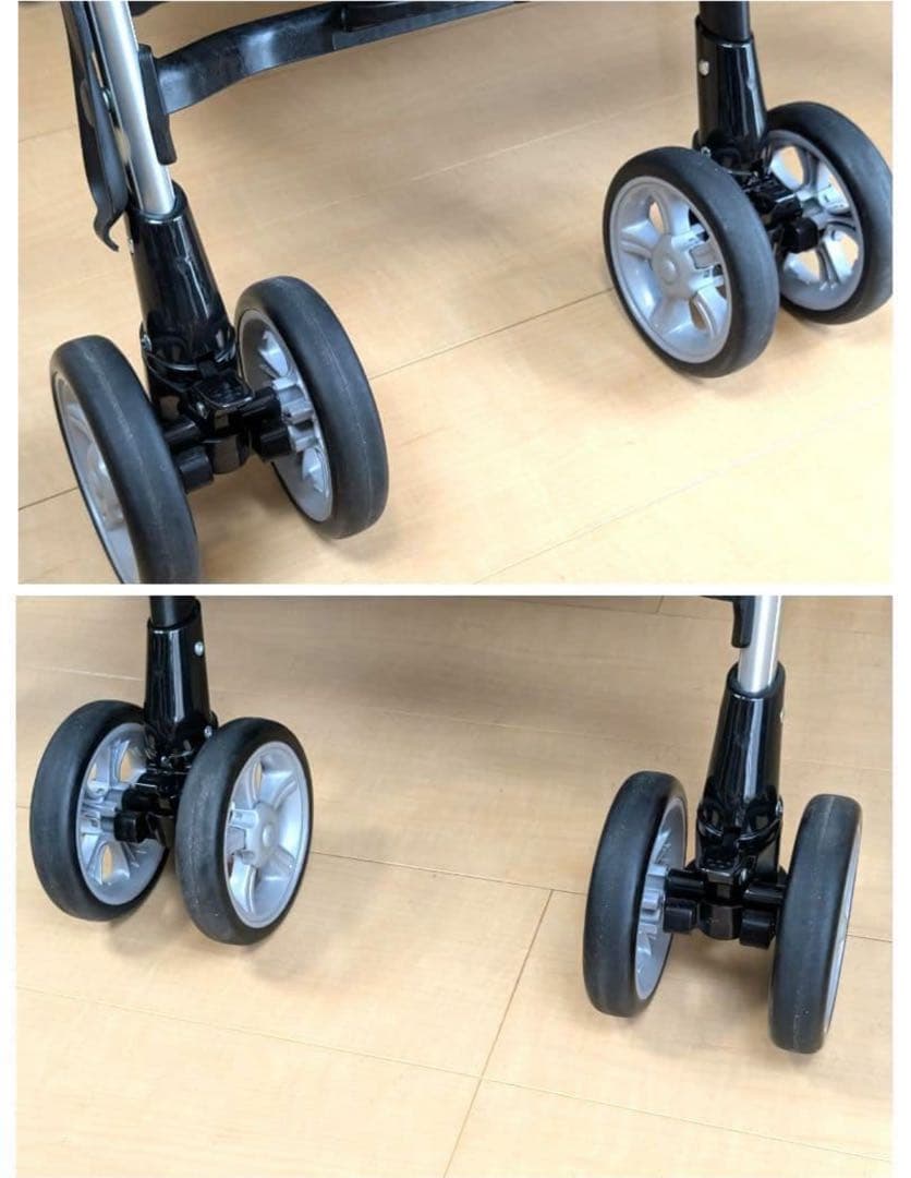 【極美品】Combi コンビ ツインスピン GC 二人乗りベビーカー