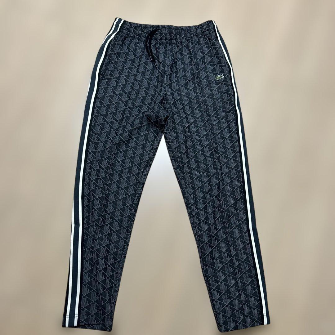 LACOSTE モノグラムジャカードトラックパンツ M