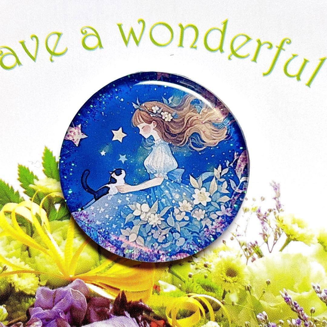 NO 540レジン　ヘアゴム　ブローチ　ハンドメイド　猫ちゃん