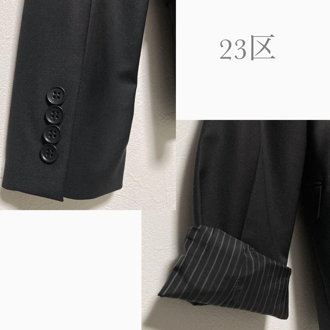 美品 23区 セットアップ パンツスーツ テーラード ひとつボタン size40