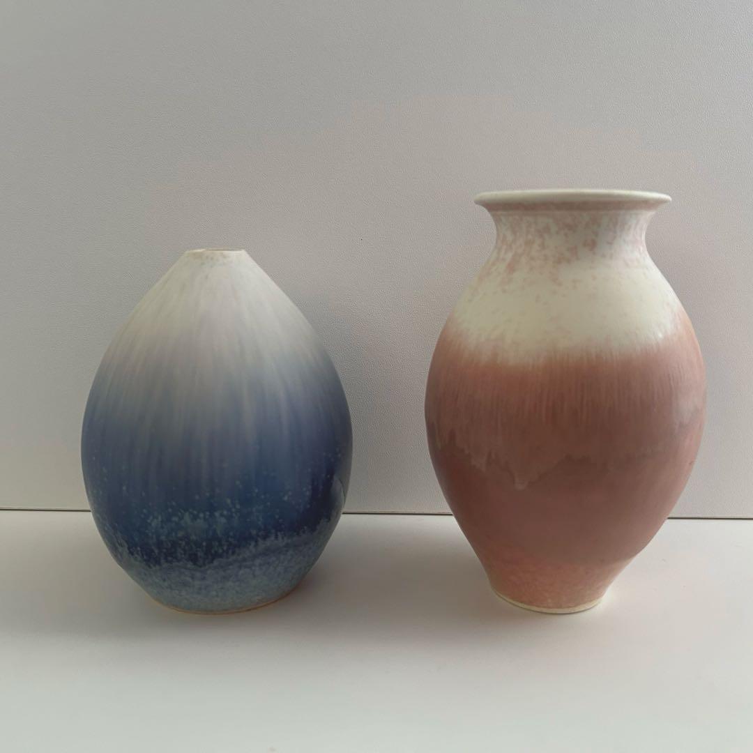 岩崎龍二　花器　二点セット
