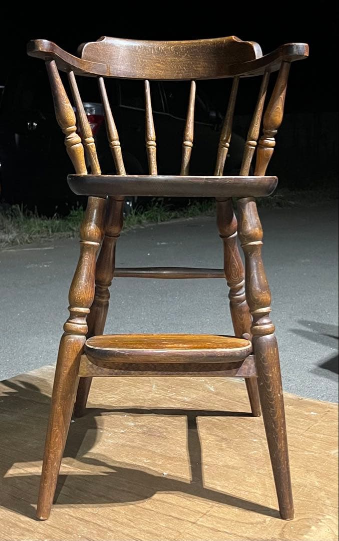 飛騨産業 キツツキマーク 穂高 ベビーチェア 乳幼児用 ハイチェア