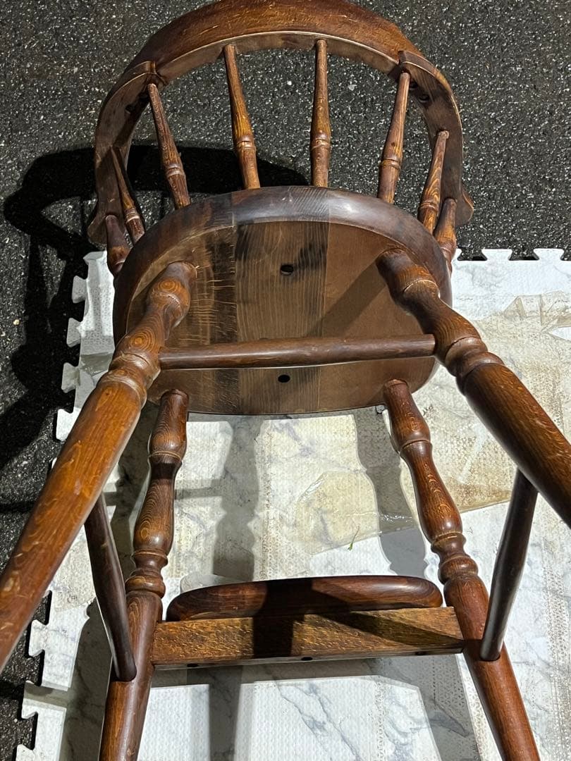 飛騨産業 キツツキマーク 穂高 ベビーチェア 乳幼児用 ハイチェア