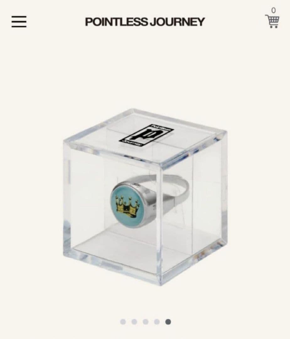 アクセサリー TOYRING CROWN LIGHT BLUE