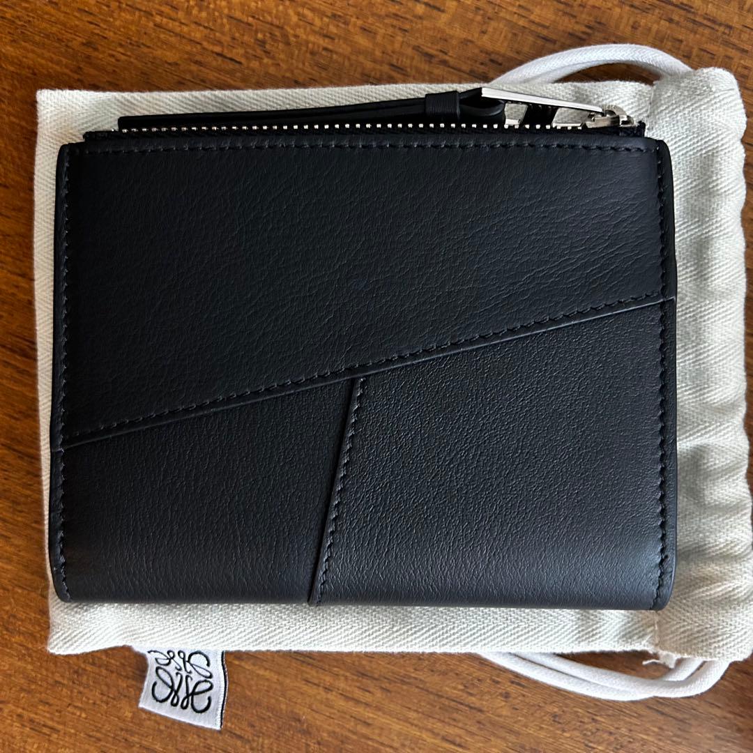 小物 LOEWE : Puzzle Edge Slim Compact Wallet