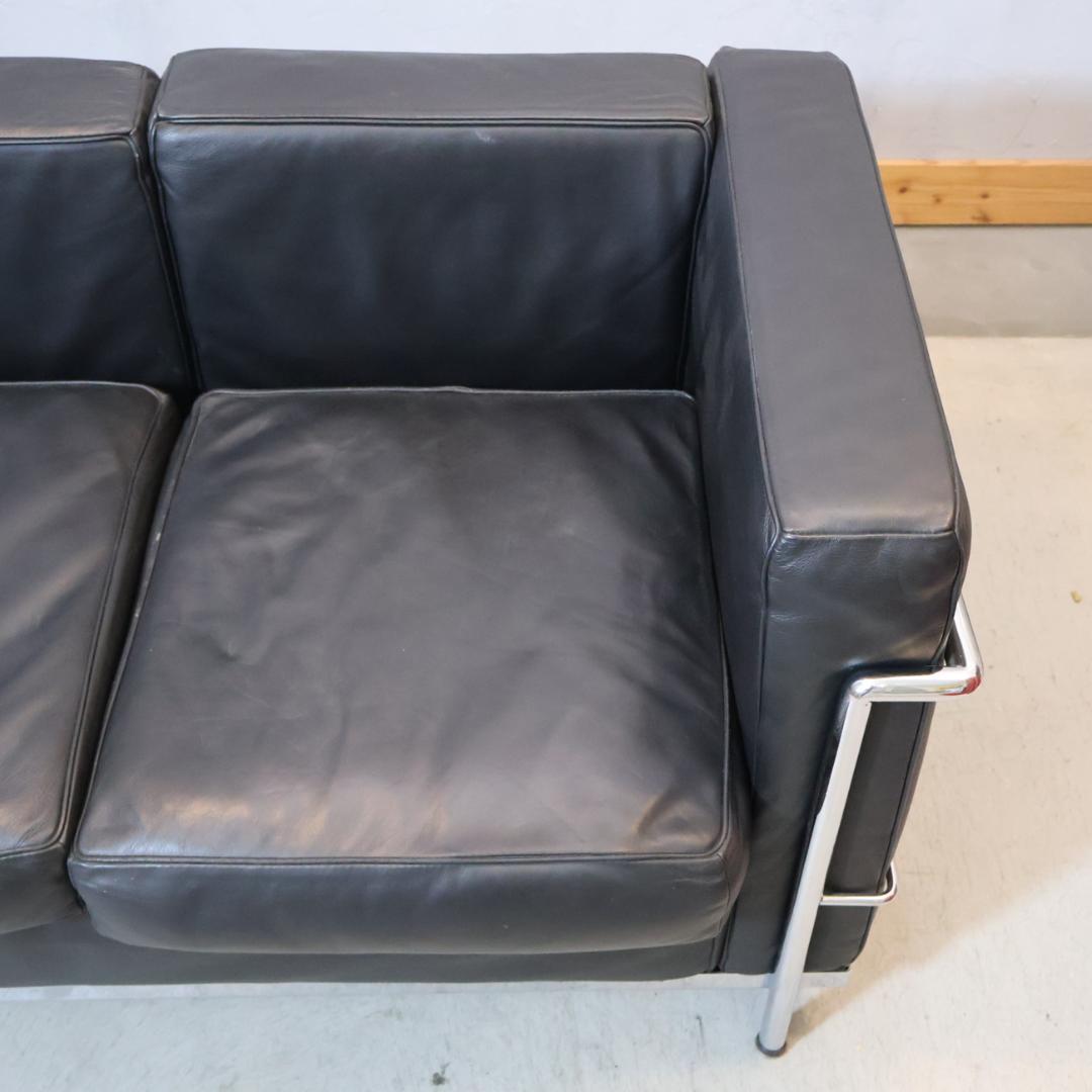 IDC OTSUKA 大塚家具 ル・コルビュジエ LC2 3人掛けソファ 3P