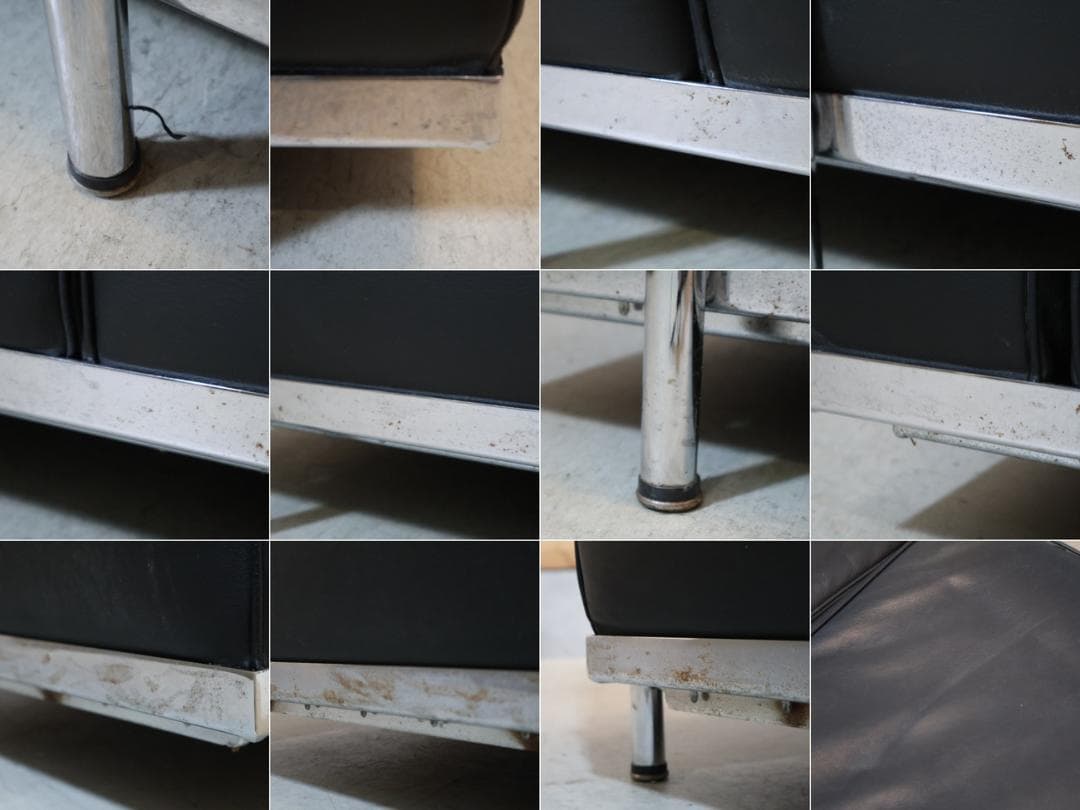 IDC OTSUKA 大塚家具 ル・コルビュジエ LC2 3人掛けソファ 3P