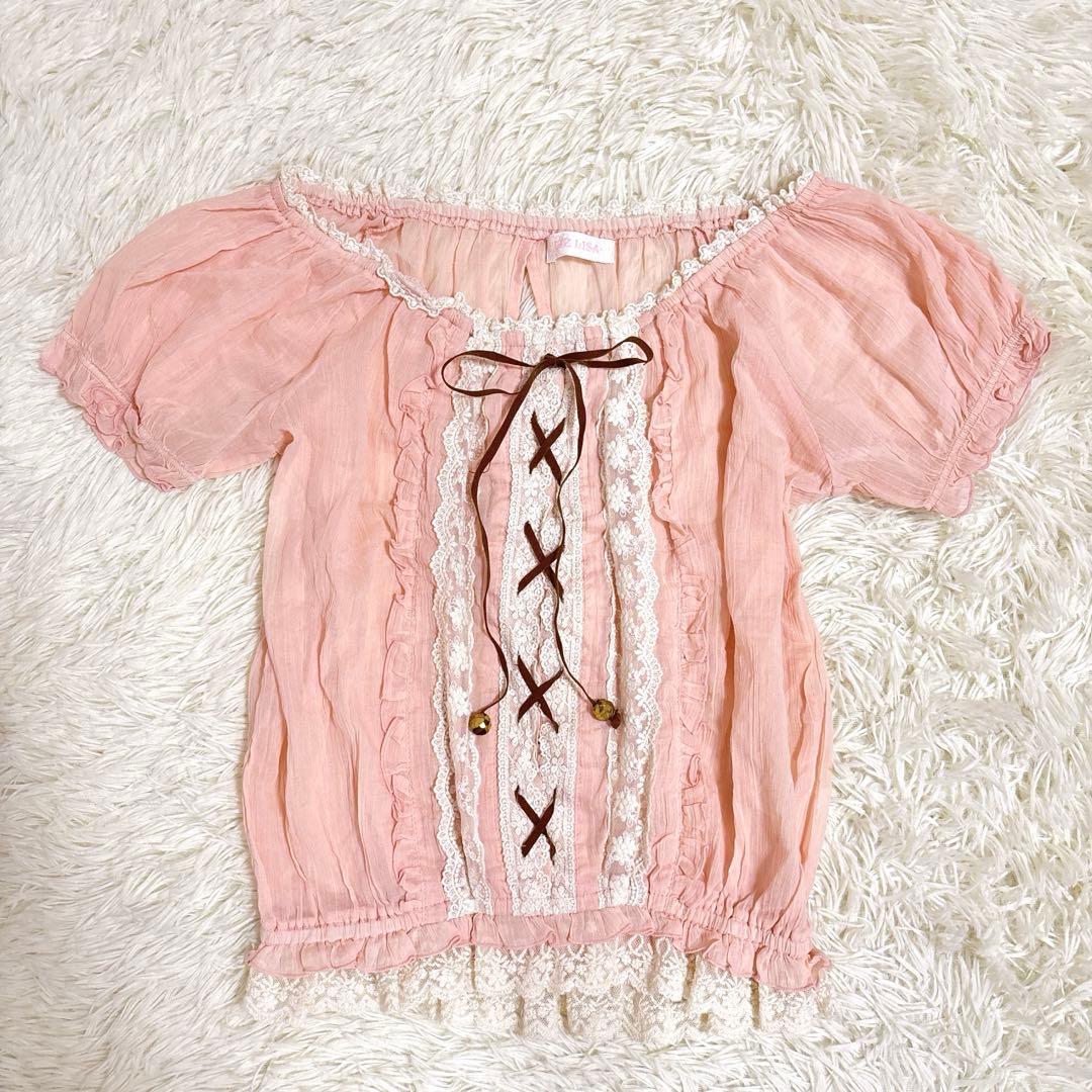 激レア　当時物　リズリサ　ブラウス　フェアリーコア　森ガール　y2k 姫ギャル