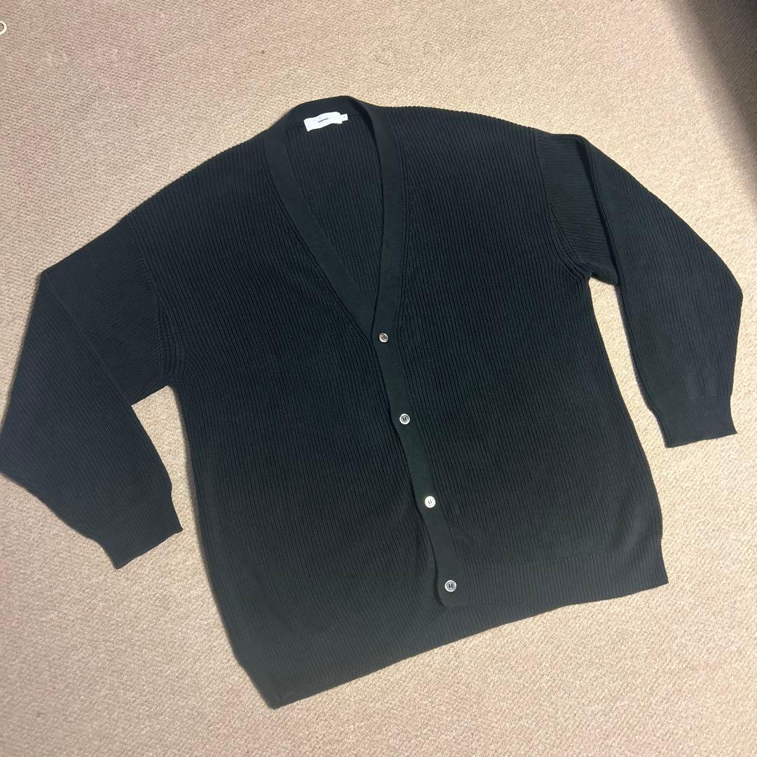 グラフペーパー　suvin loose rib cardigan