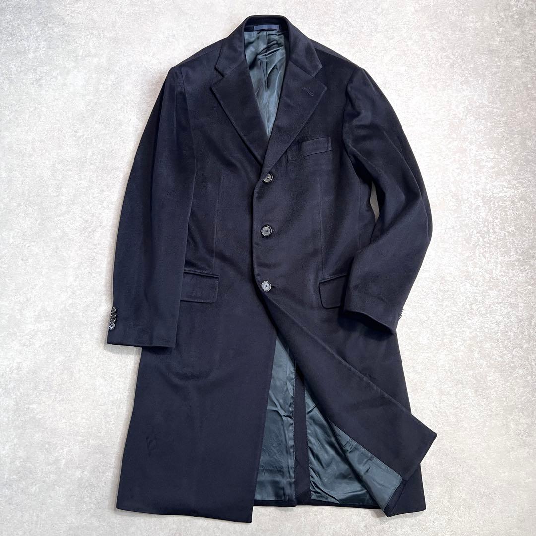 【極上品】ヴァルディターロSHIPS ロロピアーナ カシミヤ混 チェスターコート