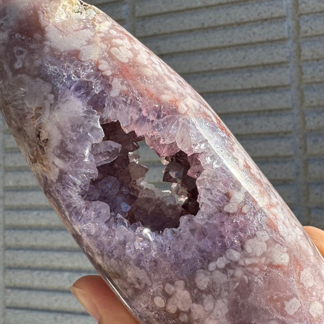 アメシストフラワーアゲート　フレーム