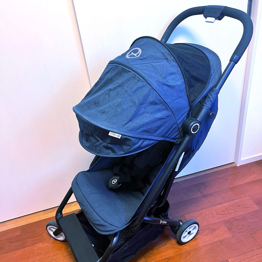 【美品】cybex EEZY S ベビーカー　軽量　片手折りたたみ可　コンパクト